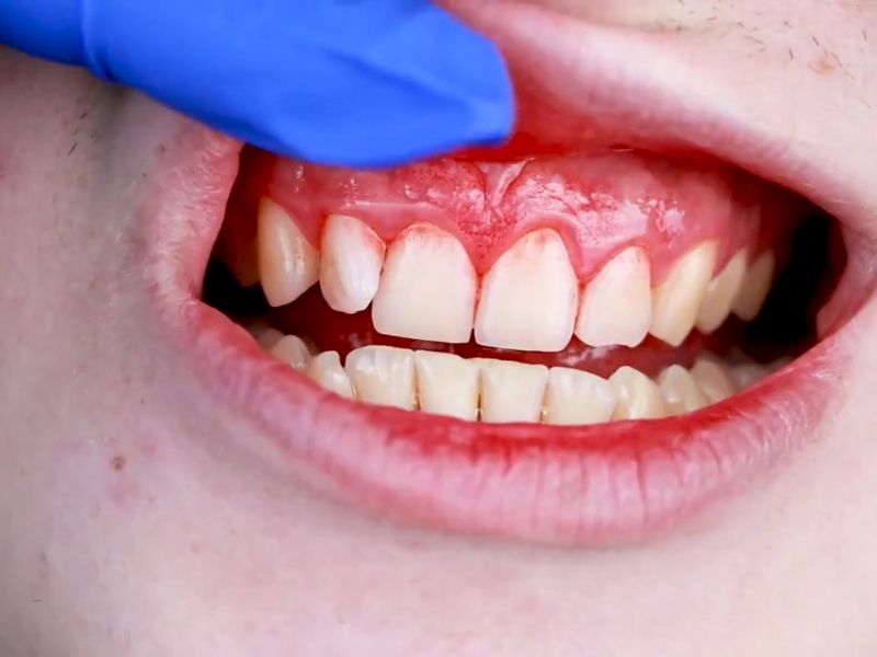 prikaz krvarvih desni