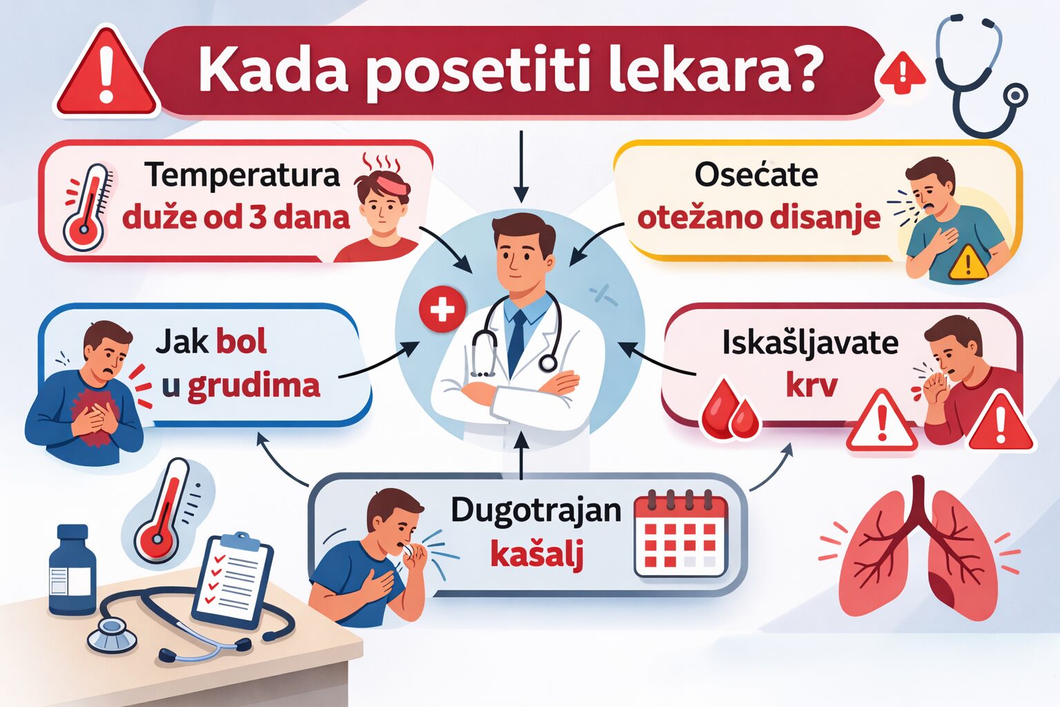 Znakovi da treba da posetite lekara